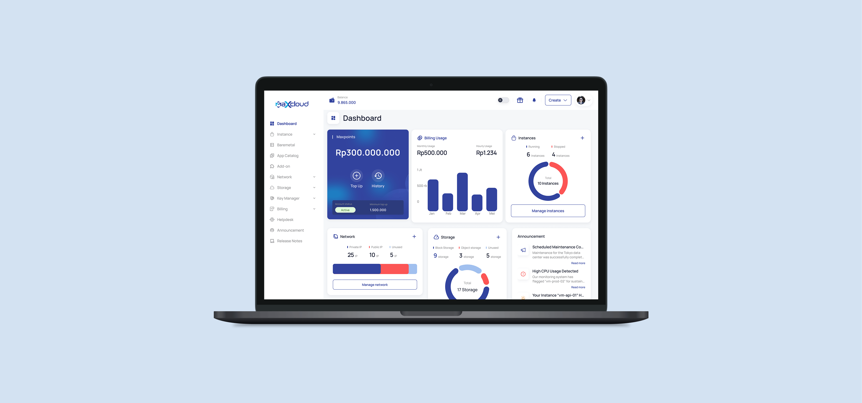 Maxcloud App